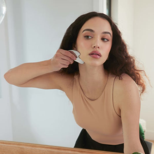 gua sha stainless الاصلي لشد الوجه