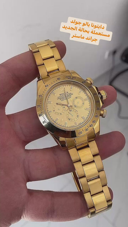 رولكس دايتونا مستعمل بحالة الجديد - تطابق عالي جداً جراند ماستر
