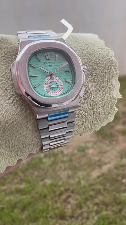40.5 mm باتيك فيليب نوتلس تيفاني كرونوجراف - كلين