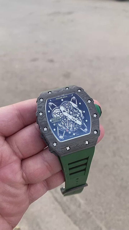 RM 35-02 RAFA - ريتشارد ميل اصدار ليميتد رافايل نادال لون ارمي (السعر بالاردني 550 دينار واصلة لعمان)