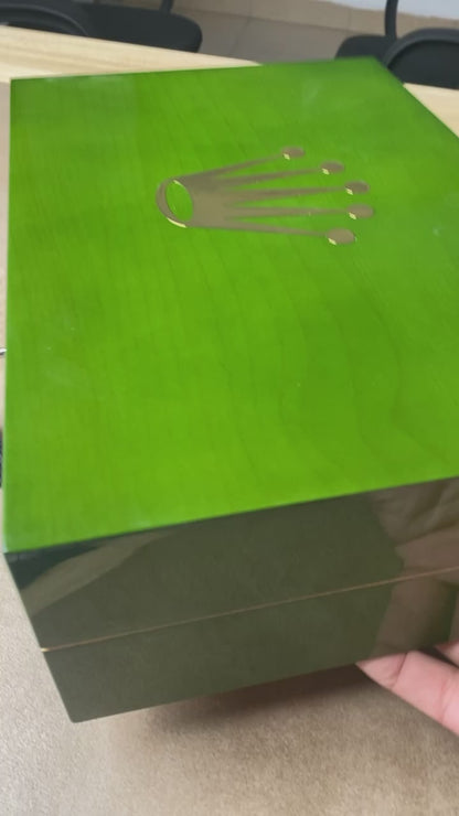 بوكس روليكس خشب - لون اخضر