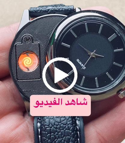 ساعه مايكل انرجايزر لايت ساعة مزودة بولاعة