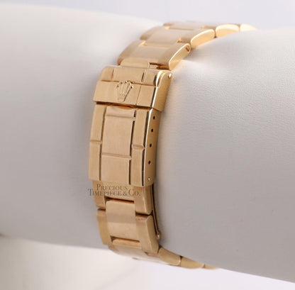 40 mm رولكس دايتونا ذهب أصفر بقرص أسود وأرقام ألماس